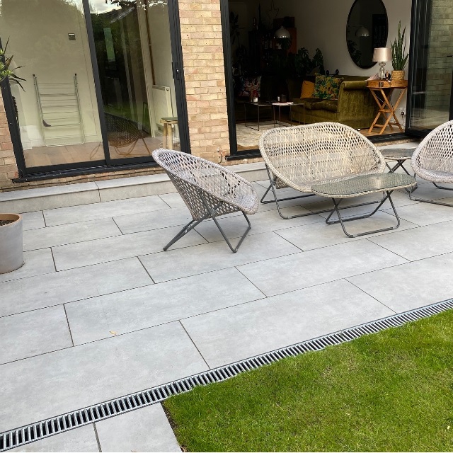 Allestone Light Grey 1200x600 Porcelain Paving Slabs