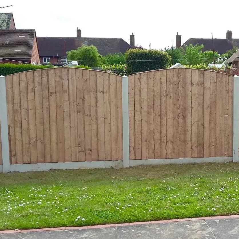 Arch Top Closeboard Fence Panel