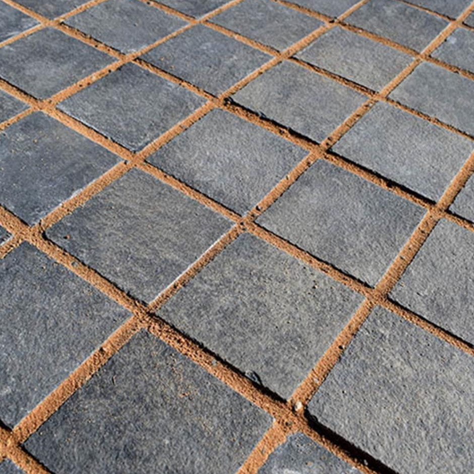 Black Limestone Cobble Setts | Sample