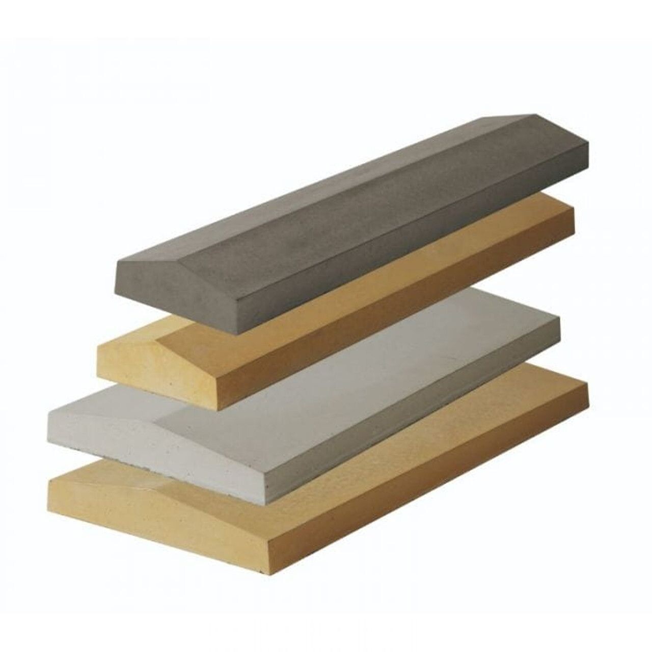 COPING STONES TWICE WEATHERED - Barley, Grey and Welsh Slate - 600x140mm & 600x280mm Options available