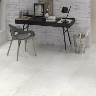 Cemento Matt White Porcelain Internal | Sample