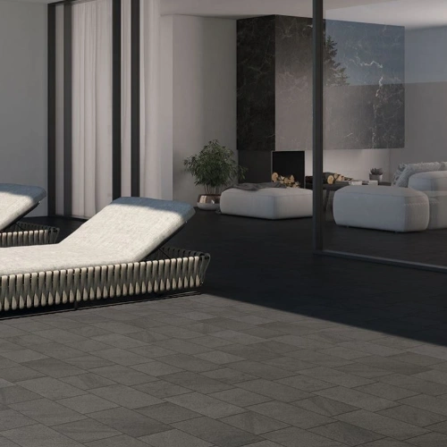 Arán Natural Black Porcelain Block Paving & Edging