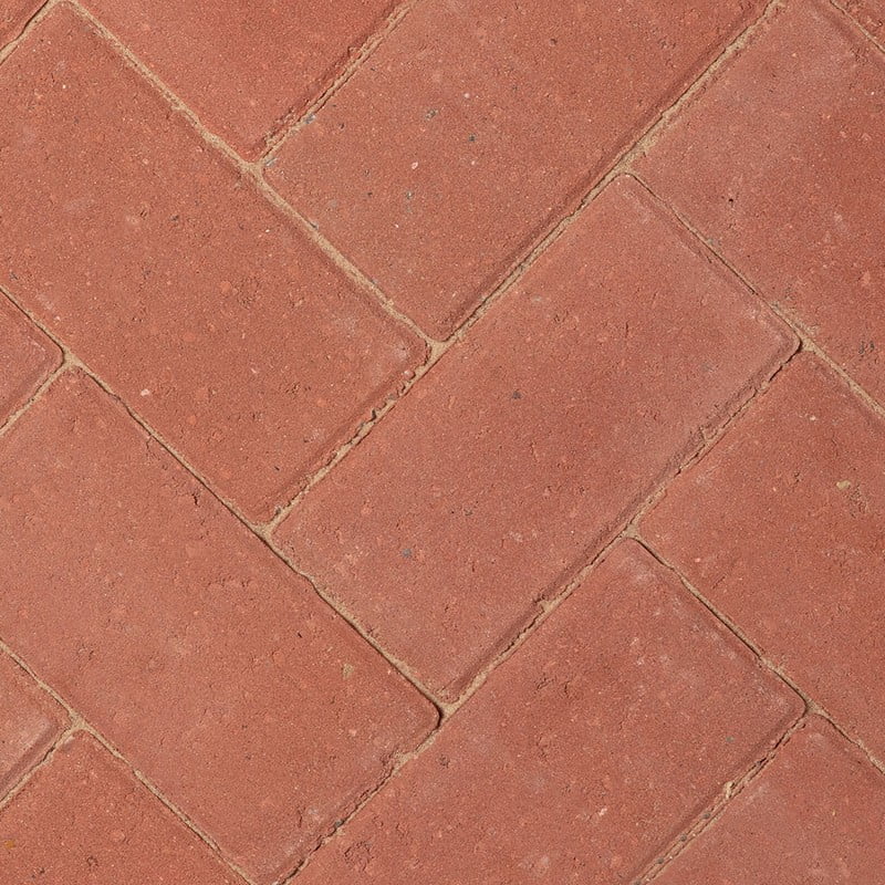 Driveway Block Paving RED Sample