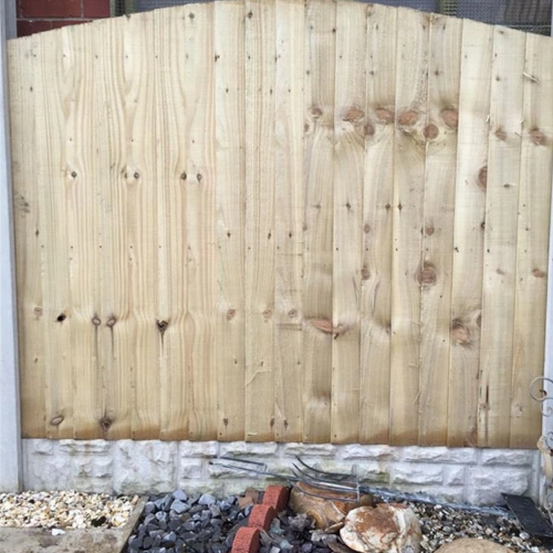 Arch Top Closeboard (Featheredge) Panel