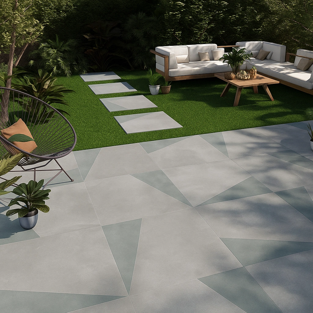 Goya Pyramid Decor 600x600 Porcelain Outdoor Tile