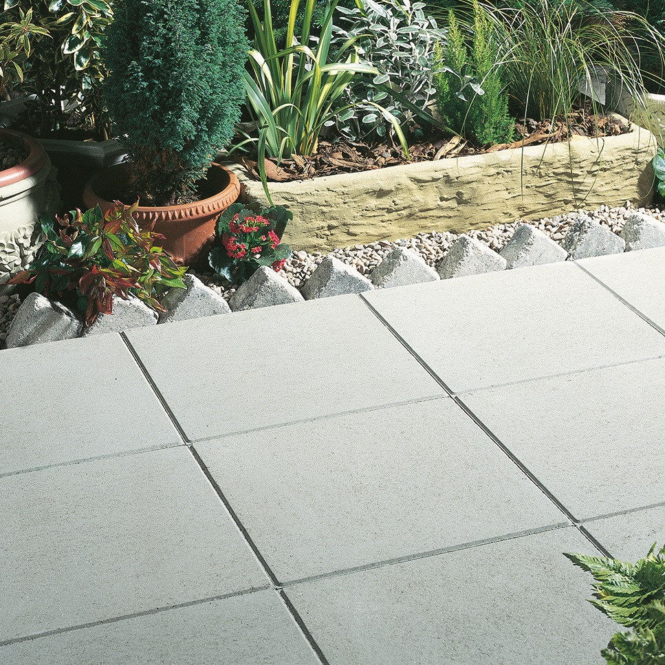 Homepave Grey Smooth Concrete Paving Slabs 450x450