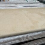 Ivory Beige Vitrified Porcelain Bullnose Steps 900×450 20mm