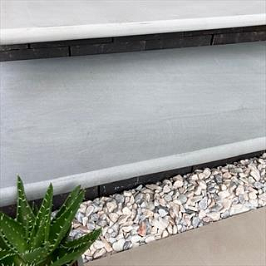 Kandla Grey Natural Vitrified Porcelain Bullnose Steps 900×450