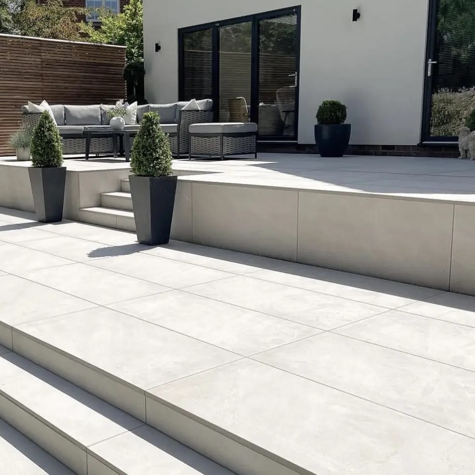 Omnia Emperador White Porcelain Paving