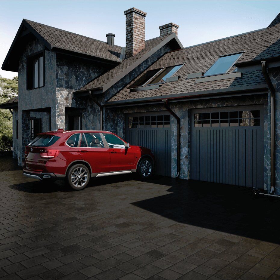 Pizarra Black Porcelain Block Paving