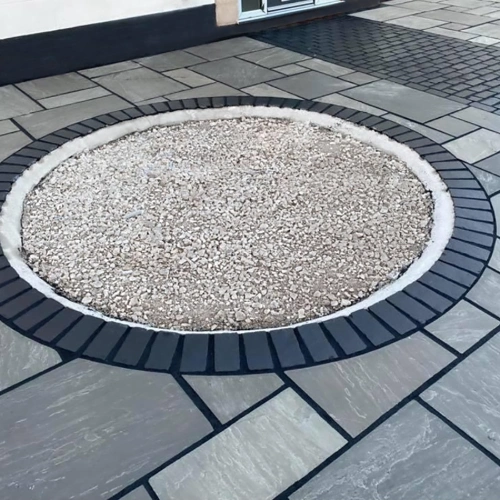 3-Black Limestone Cobble Setts 30-50mm HEAVY DUTY