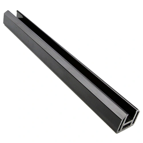 Composite fencing U-Channel concrete post