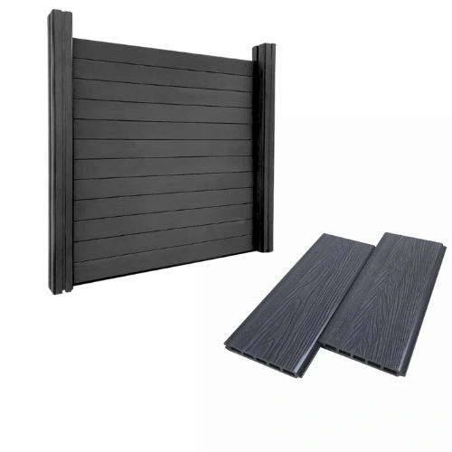 Composite fencing single boards