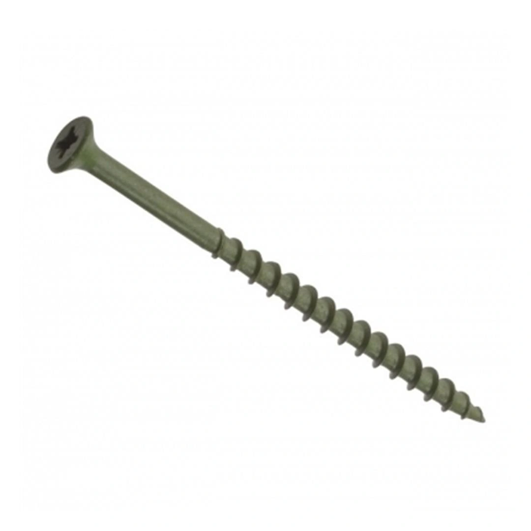 Decking Screw Pozi ST Green Anti-Corrosion