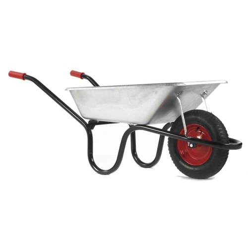 Classic Galvanised Pneumatic Wheelbarrow 85 Litre
