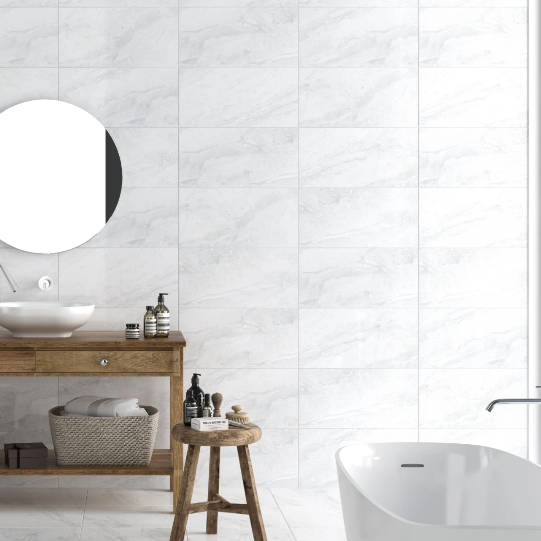 Helena Gloss Grey 600×300 Ceramic Wall Tile