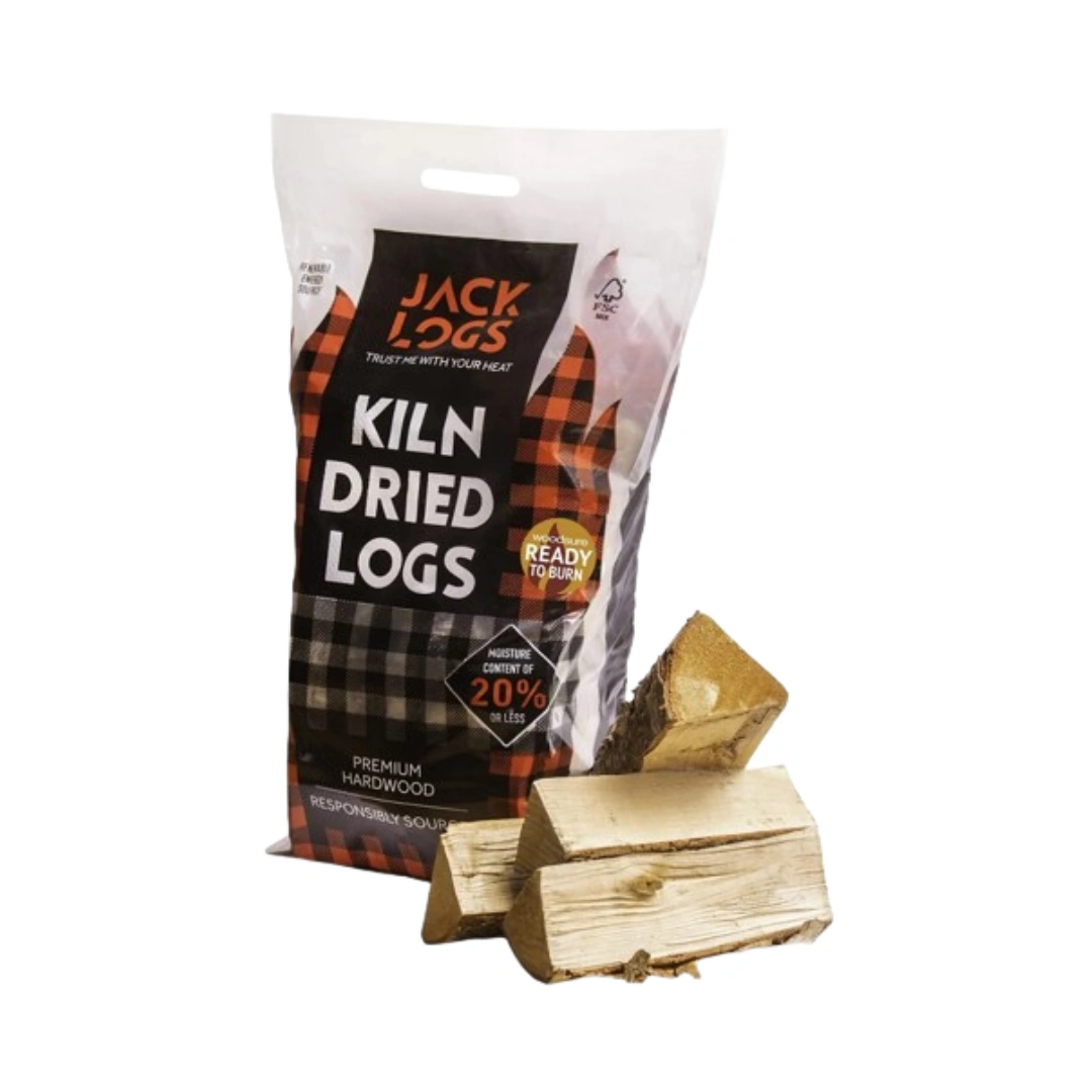 Kiln Dried Logs – Jack Logs Plastic Bag 20L