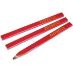 Faithfull Pack of 3 Carpenters Pencils Red – Mediu