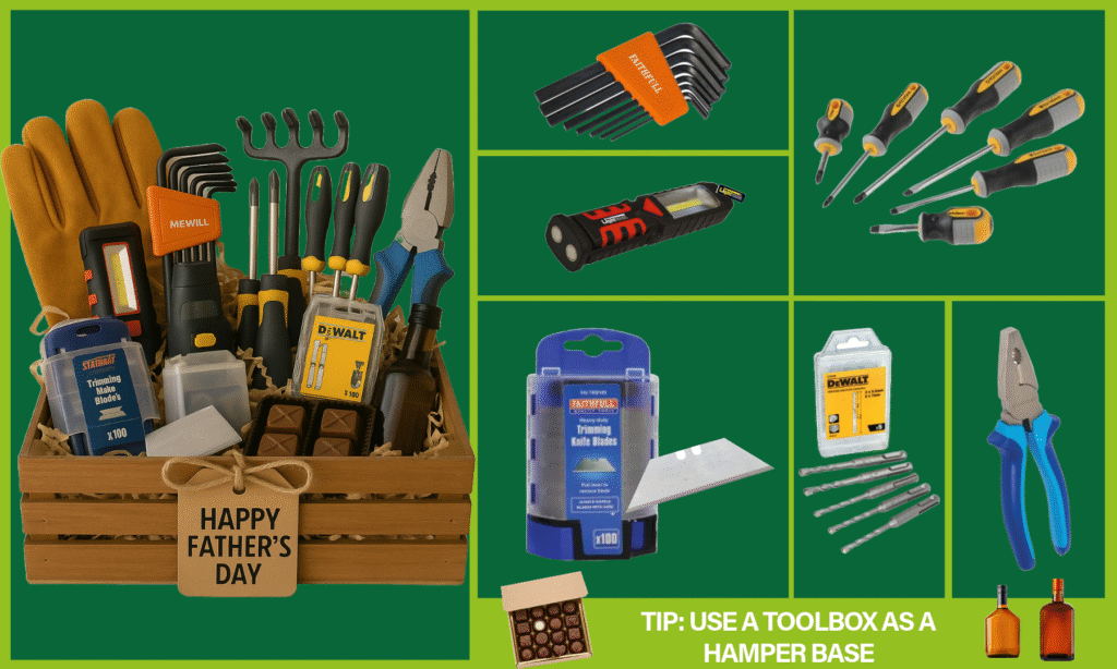 DIY-er toolbox hamper
