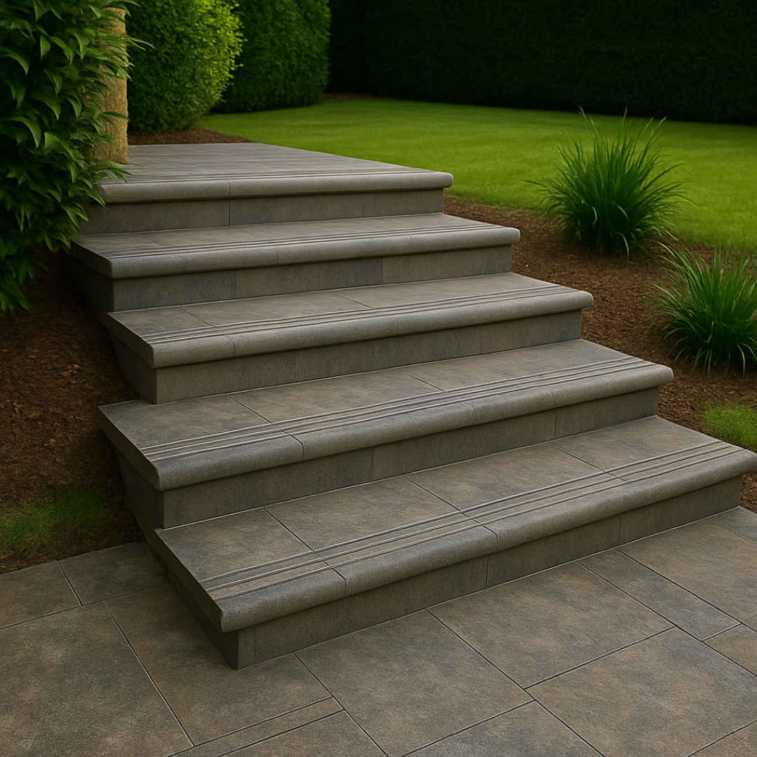 Copper Slate Porcelain Step | 900x450